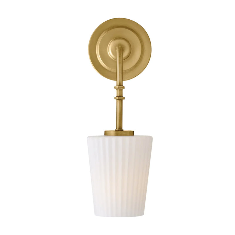 Hinkley 57400 McKenna 1-lt 15" Tall LED Wall Sconce - Lacquered Brass