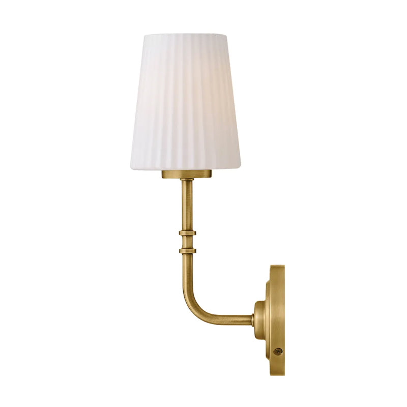 Hinkley 57400 McKenna 1-lt 15" Tall LED Wall Sconce - Lacquered Brass