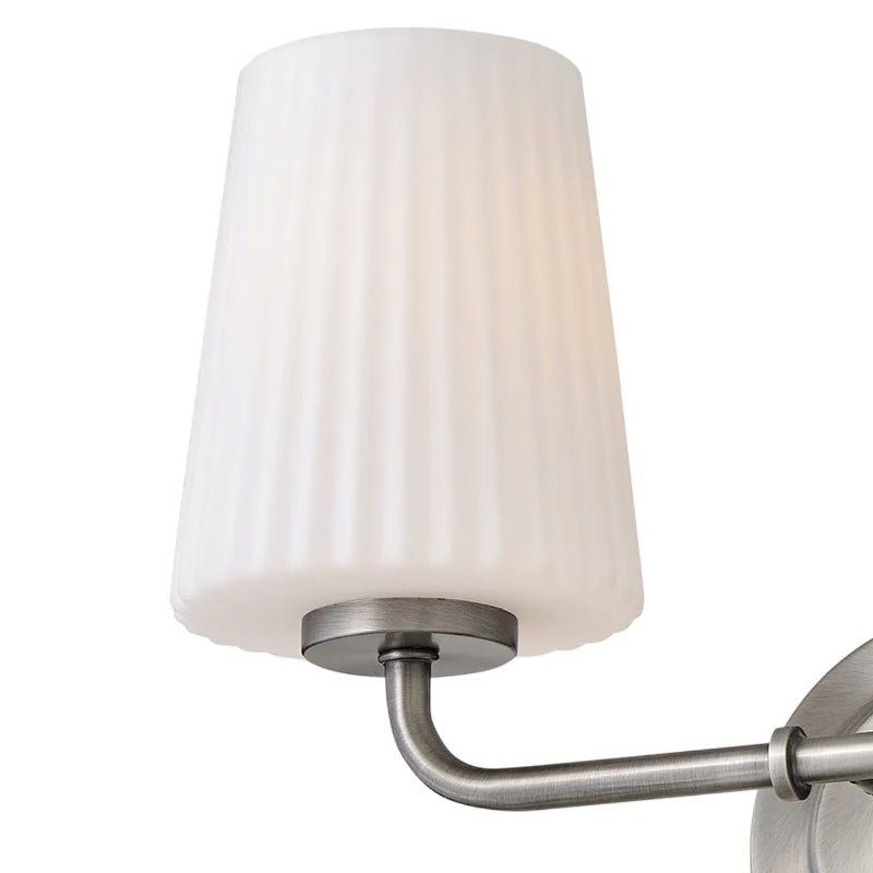 Hinkley 57402 McKenna 2-lt 15" LED Vanity Light - Antique Nickel