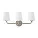 Hinkley 57403 McKenna 3-lt 23" LED Vanity - Antique Nickel