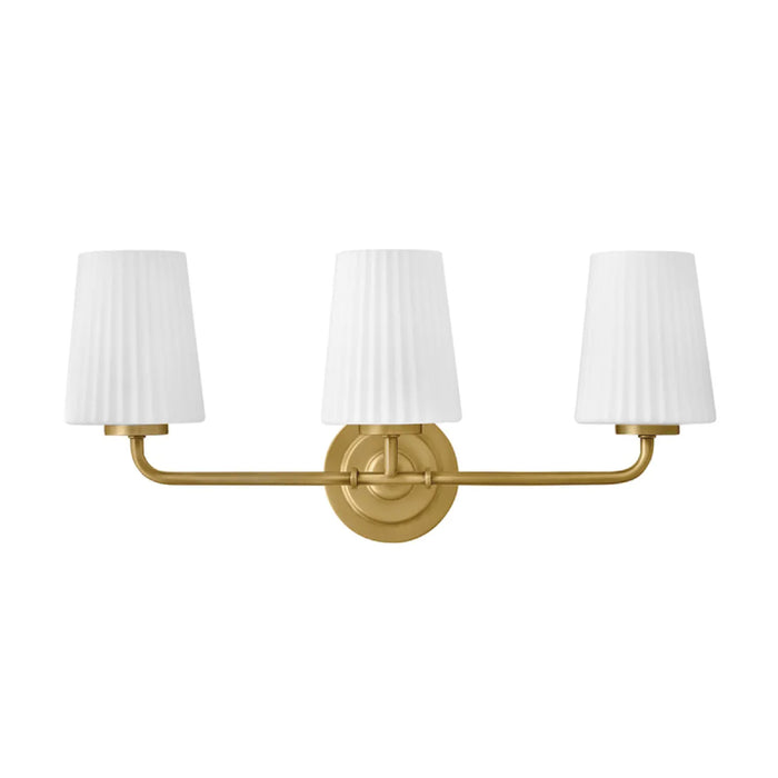 Hinkley 57403 McKenna 3-lt 23" LED Vanity - Lacquered Brass