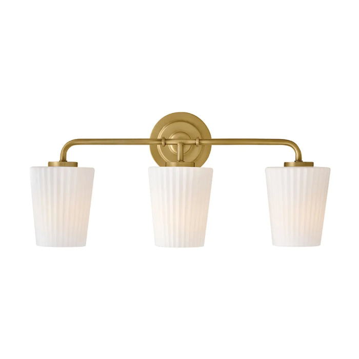 Hinkley 57403 McKenna 3-lt 23" LED Vanity - Lacquered Brass
