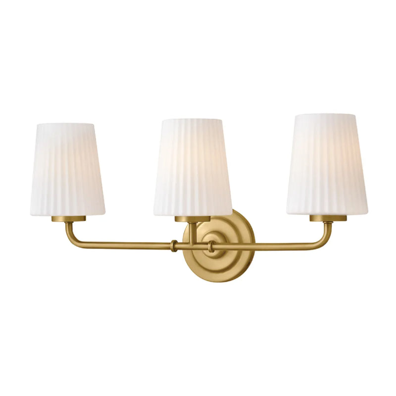 Hinkley 57403 McKenna 3-lt 23" LED Vanity - Lacquered Brass