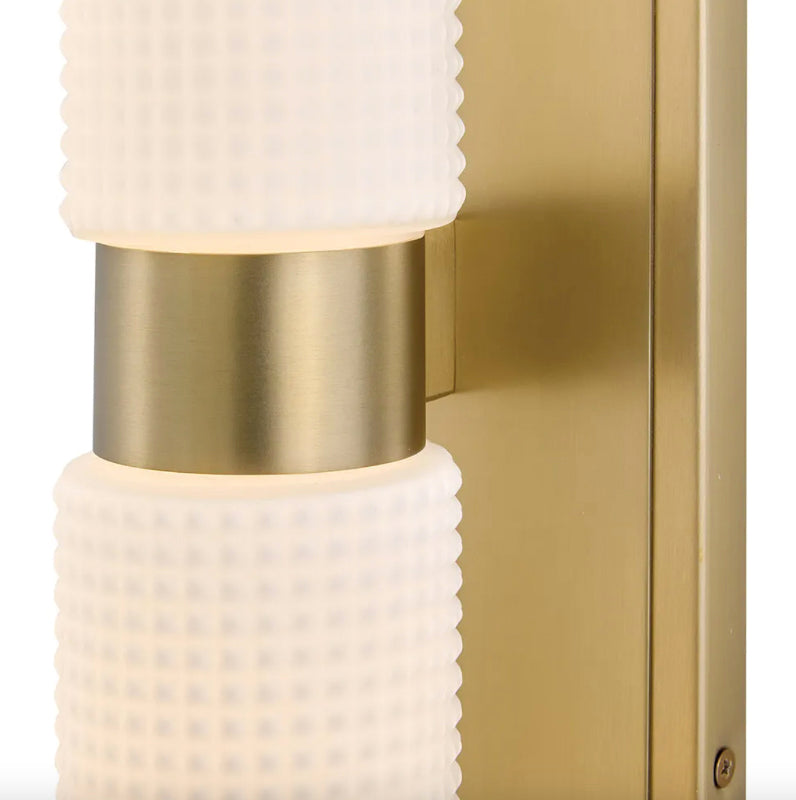Hinkley 57432 Lottie 2-lt 23" Tall LED Vanity Light - Lacquered Brass