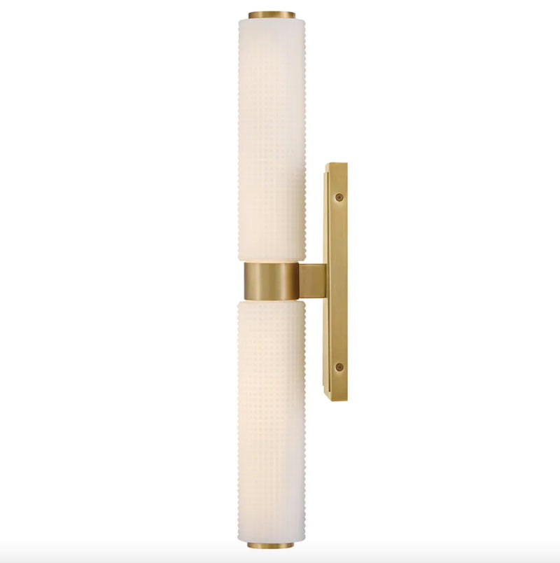 Hinkley 57432 Lottie 2-lt 23" Tall LED Vanity Light - Lacquered Brass