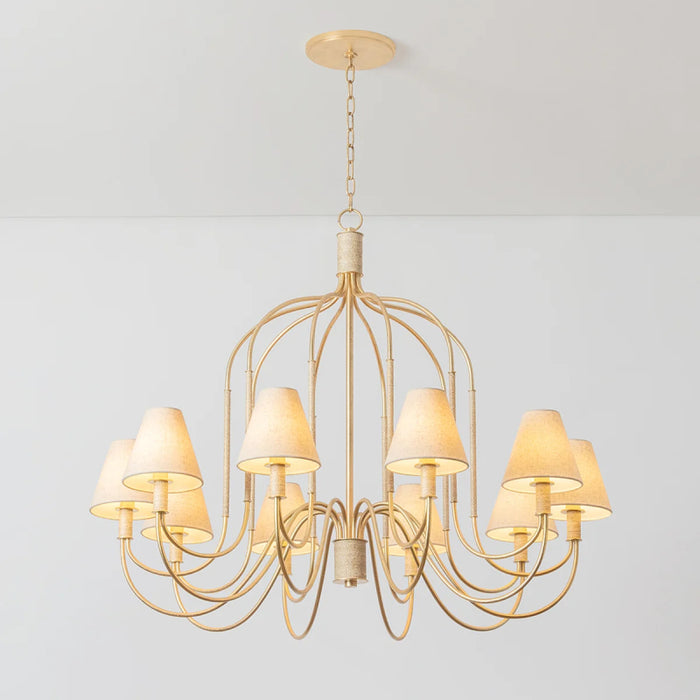 Hudson Valley 5744 Warrensburg 10-lt 44" Chandelier