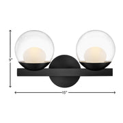 Hinkley 57442 Sunni 2-lt 15" LED Vanity Light