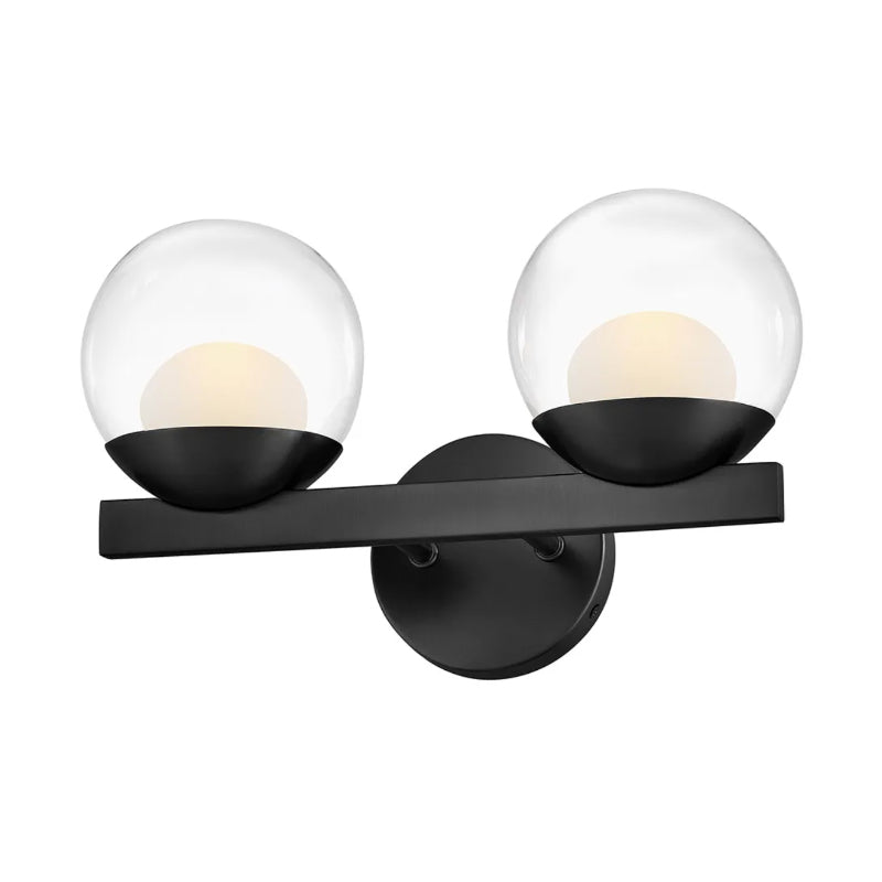 Hinkley 57442 Sunni 2-lt 15" LED Vanity Light - Black