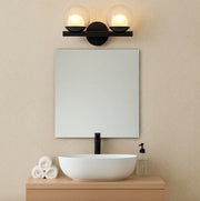 Hinkley 57442 Sunni 2-lt 15" LED Vanity Light - Black