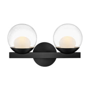 Hinkley 57442 Sunni 2-lt 15" LED Vanity Light - Black