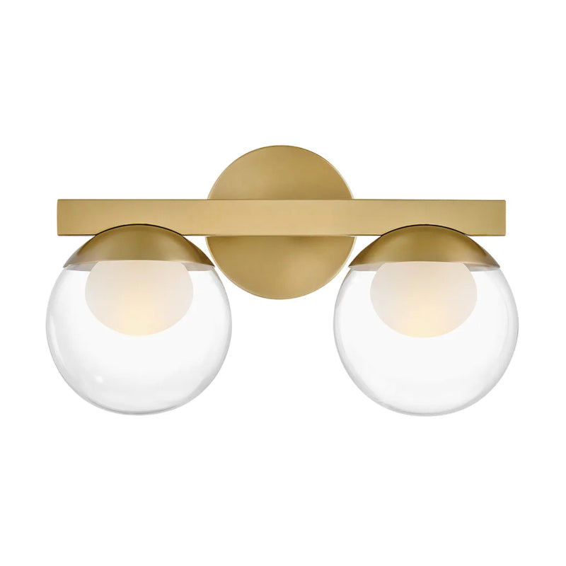 Hinkley 57442 Sunni 2-lt 15" LED Vanity Light - Lacquered Brass