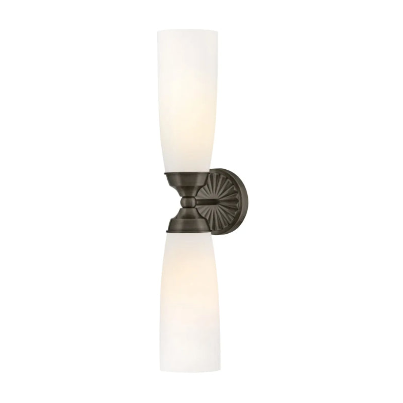 Hinkley 57492 Alexis 2-lt 24" Tall LED Wall Sconce - Black Oxide
