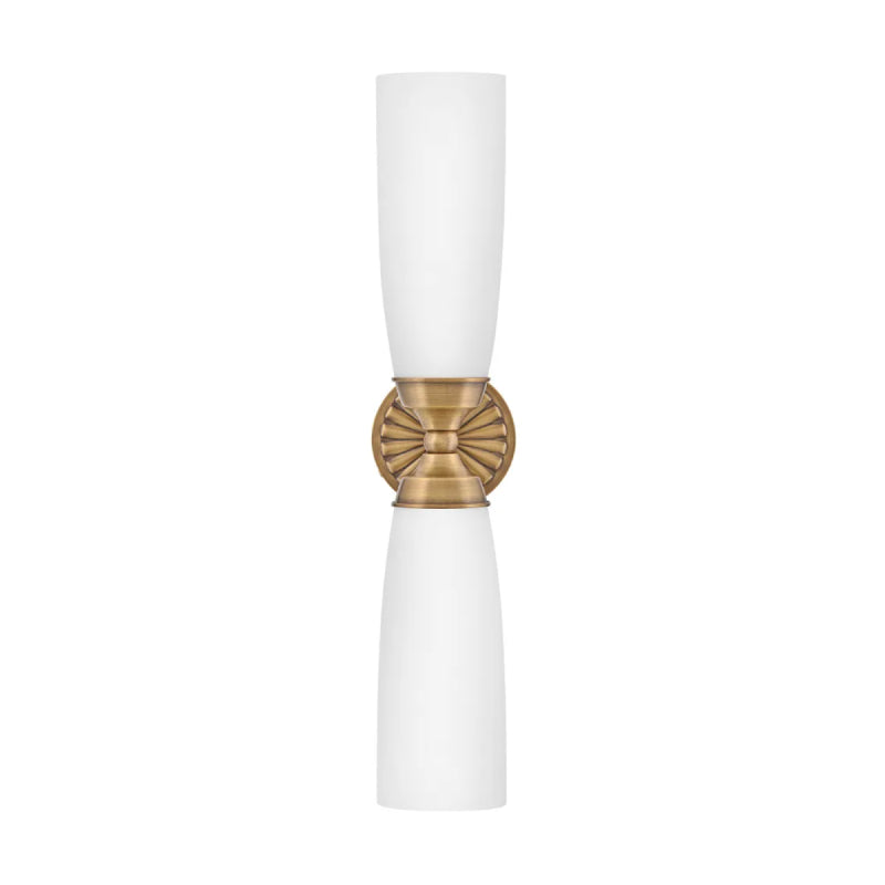 Hinkley 57492 Alexis 2-lt 24" Tall LED Wall Sconce - Heritage Brass