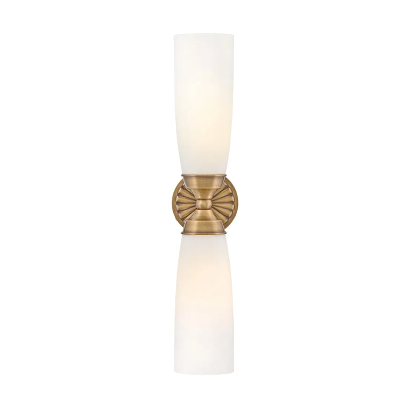 Hinkley 57492 Alexis 2-lt 24" Tall LED Wall Sconce - Heritage Brass