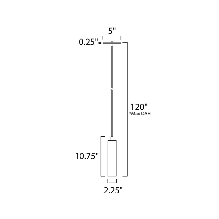 Maxim 57600 Trim 2" Pendant Kit