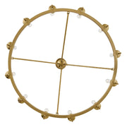 Hinkley 47476 Copley 12-lt 36" LED Chandelier - Lacquered Brass