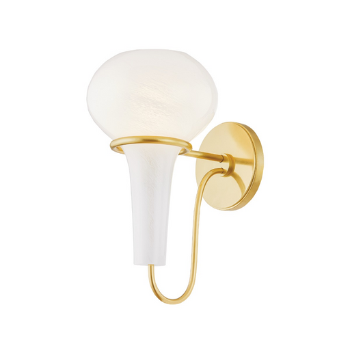 Hudson Valley 5813 Adams Corner 1-lt 13" Tall Wall Sconce - Aged Brass