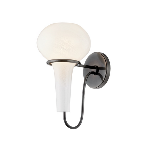 Hudson Valley 5813 Adams Corner 1-lt 13" Tall Wall Sconce - Black Nickel