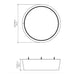Accord 585LED Conical 1-lt 26" LED Flush Mount