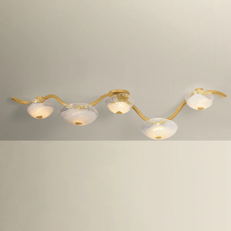 Corbett 586-05 Kune 5-lt 64" LED Semi Flush Mount