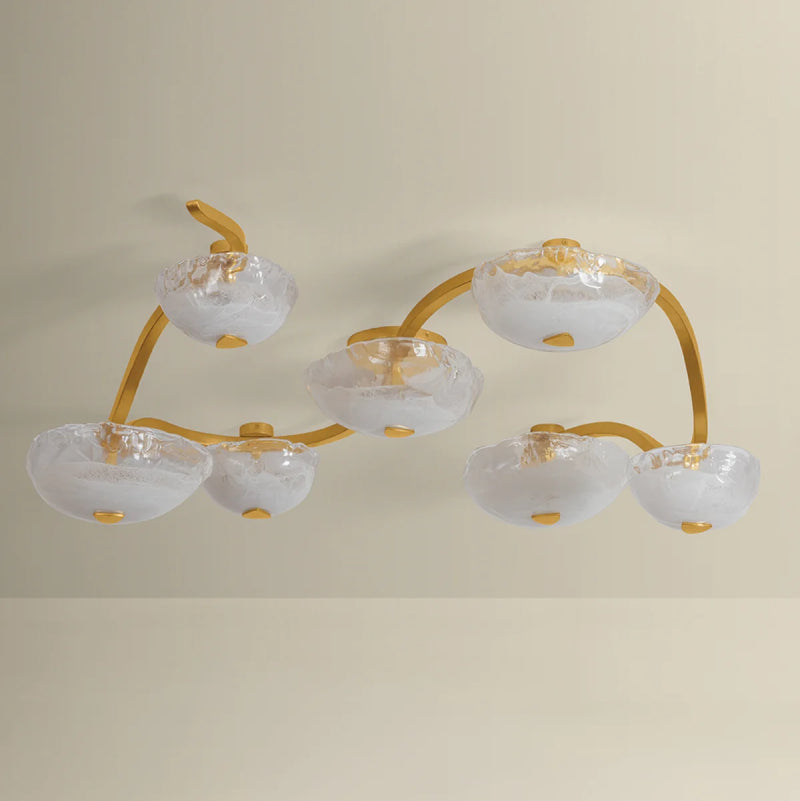 Corbett 586-45 Kune 7-lt 50" LED Semi Flush Mount