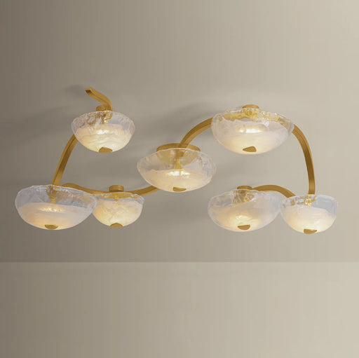 Corbett 586-45 Kune 7-lt 50" LED Semi Flush Mount