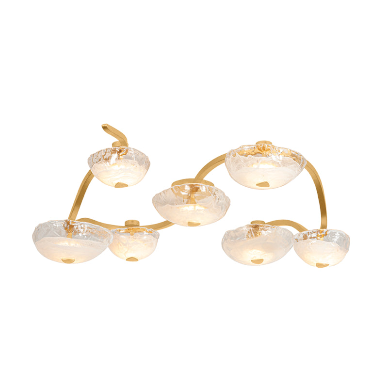 Corbett 586-45 Kune 7-lt 50" LED Semi Flush Mount