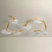 Corbett 586-60 Kune 7-lt 69" LED Semi Flush Mount