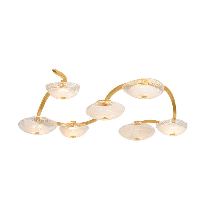 Corbett 586-60 Kune 7-lt 69" LED Semi Flush Mount