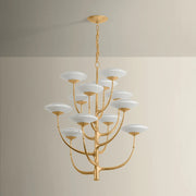 Corbett 589-34 Pluro 12-lt 72" LED Chandelier