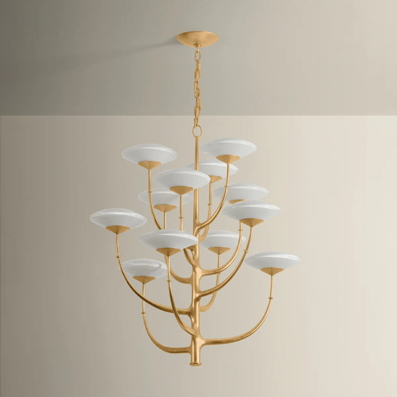 Corbett 589-34 Pluro 12-lt 72" LED Chandelier