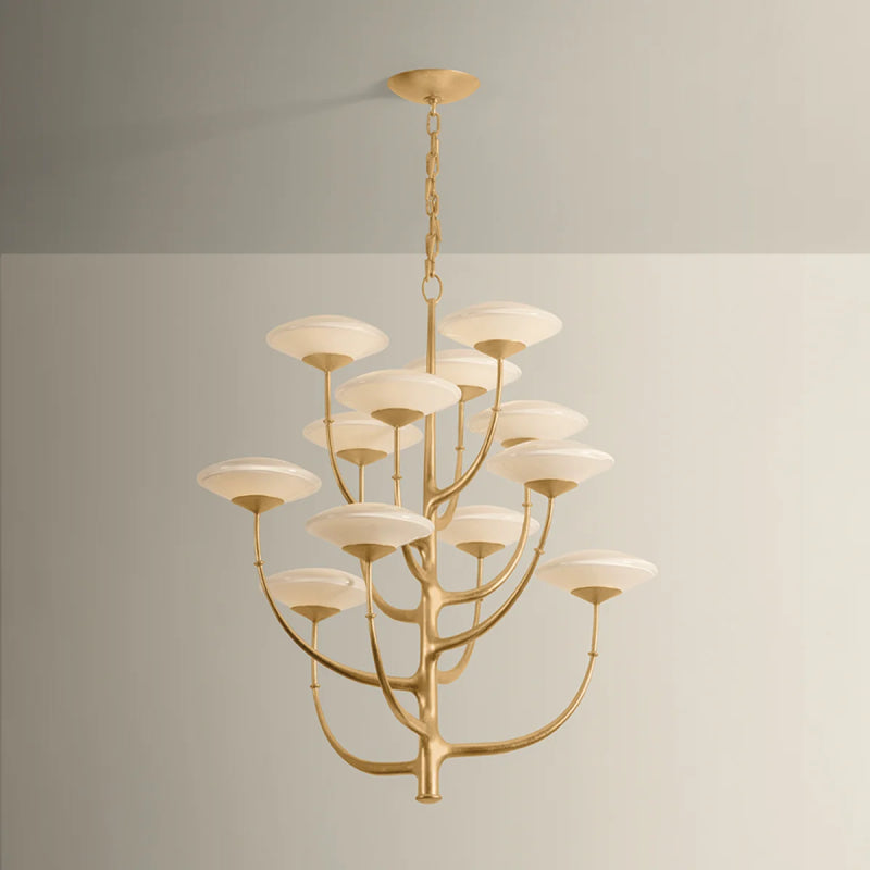 Corbett 589-34 Pluro 12-lt 72" LED Chandelier