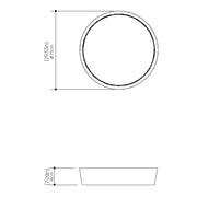 Accord 589LED Conical 1-lt 30" LED Flush Mount