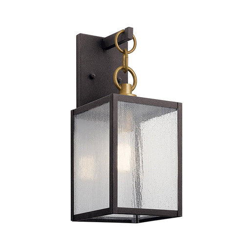 Kichler 59005 Lahden 1-lt 12" Tall Outdoor Wall Light - Weathered Zinc