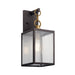 Kichler 59005 Lahden 1-lt 12" Tall Outdoor Wall Light - Weathered Zinc