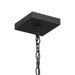 Kichler 59008 Lahden 1-lt 9" Outdoor Convertible Pendant/Semi Flush - Black Textured