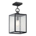 Kichler 59008 Lahden 1-lt 9" Outdoor Convertible Pendant/Semi Flush - Black Textured