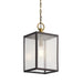 Kichler 59008 Lahden 1-lt 9" Outdoor Convertible Pendant/Semi Flush - Weathered Zinc