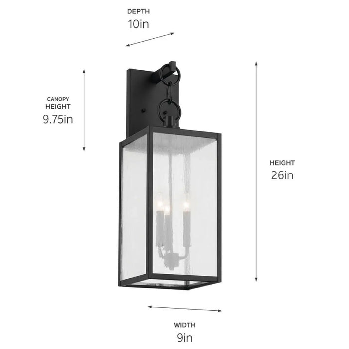 Kichler 59009 Lahden 3-lt 26" Tall Outdoor Wall Light