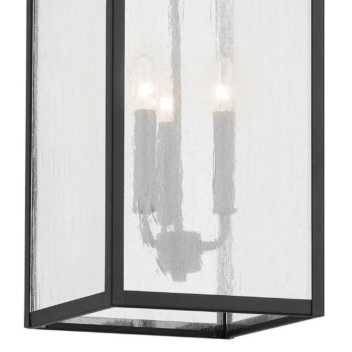 Kichler 59009 Lahden 3-lt 26" Tall Outdoor Wall Light - Black