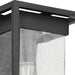 Kichler 59063 Mercer 1-lt 24" Tall Outdoor Wall Light - Black with Silver Highlights