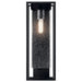 Kichler 59063 Mercer 1-lt 24" Tall Outdoor Wall Light - Black with Silver Highlights