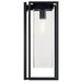 Kichler 59063 Mercer 1-lt 24" Tall Outdoor Wall Light - Black with Silver Highlights