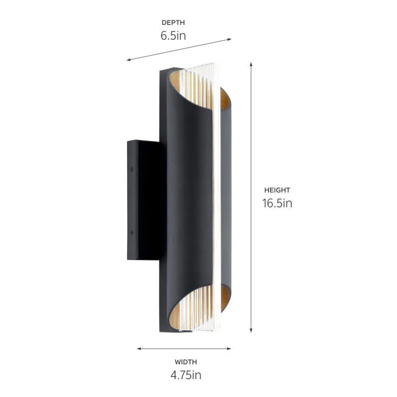 Kichler 59077 Astalis 1-lt 17" Tall LED Outdoor Wall Light