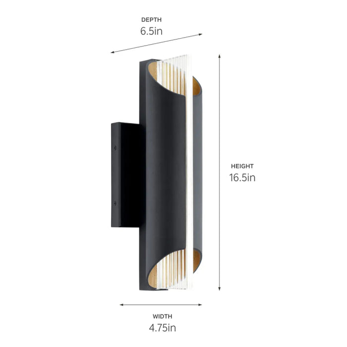 Kichler 59077 Astalis 1-lt 17" Tall LED Outdoor Wall Light