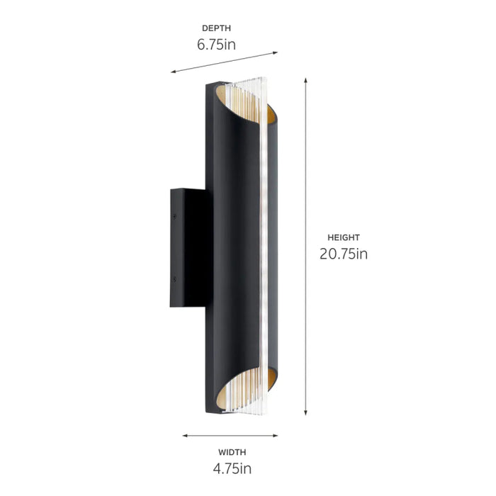 Kichler 59078 Astalis 1-lt 21" Tall LED Outdoor Wall Light
