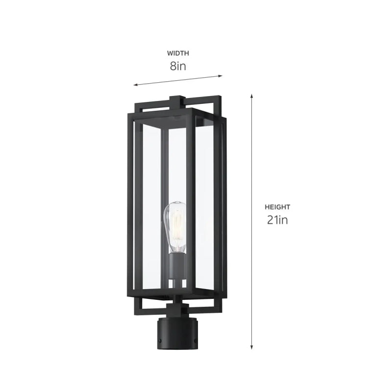 Kichler 59088 Goson 1-lt 21" Tall Outdoor Post Light