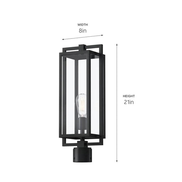 Kichler 59088 Goson 1-lt 21" Tall Outdoor Post Light