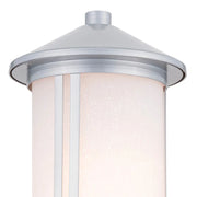 Kichler 59101 Lombard 1-lt 17" Tall Outdoor Post Mount - Brushed Aluminum