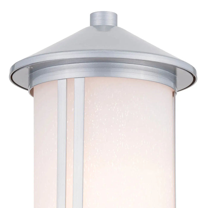 Kichler 59101 Lombard 1-lt 17" Tall Outdoor Post Mount - Brushed Aluminum